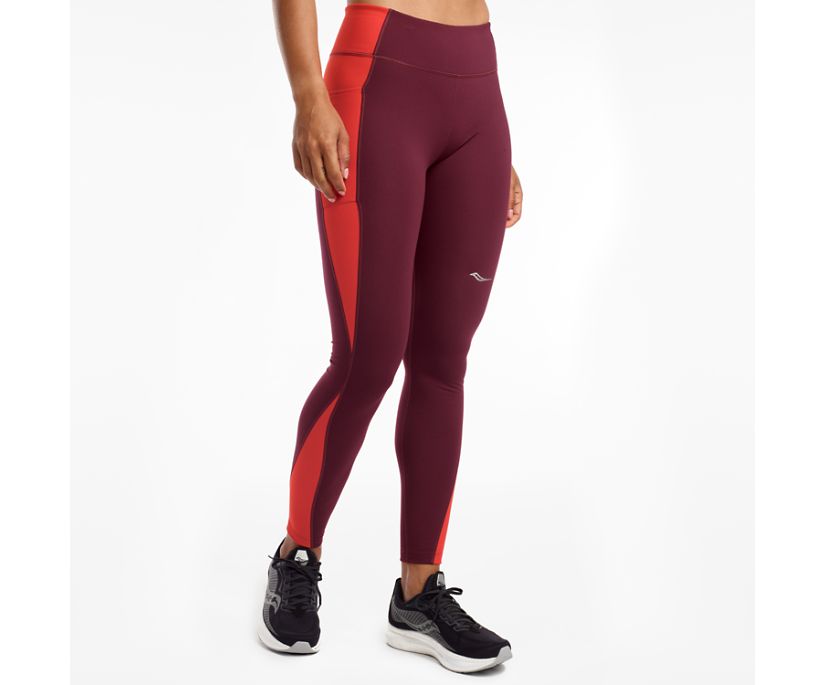 Saucony Solstice 2.0 Women\'s Pants Burgundy | AU 335VRWD